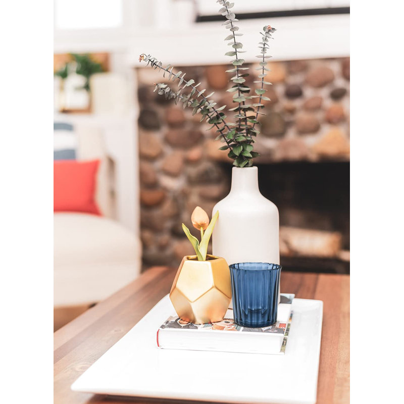 2.5'' H Glass Tabletop Votive Holder, Blue