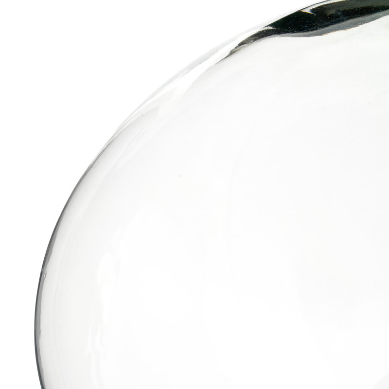 Mila Glass Table Lamp, Orange