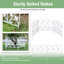 24.3'' H x 118'' W White Metal Fence Panels Included