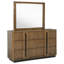 Commode 6 tiroirs avec miroir ignes