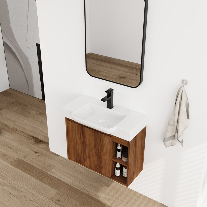 28'' Single Bathroom Vanity with Ceramic Top
