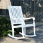 Oisin Solid Wood Outdoor Rocking Chair-1412917421