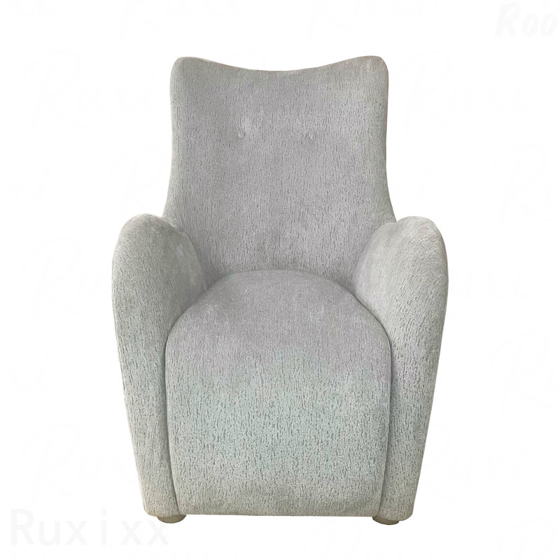 Chaise pivotante idéale pour les patios d'extérieur en tissu de couleur zinc revêtu de tissu d'ameublement
