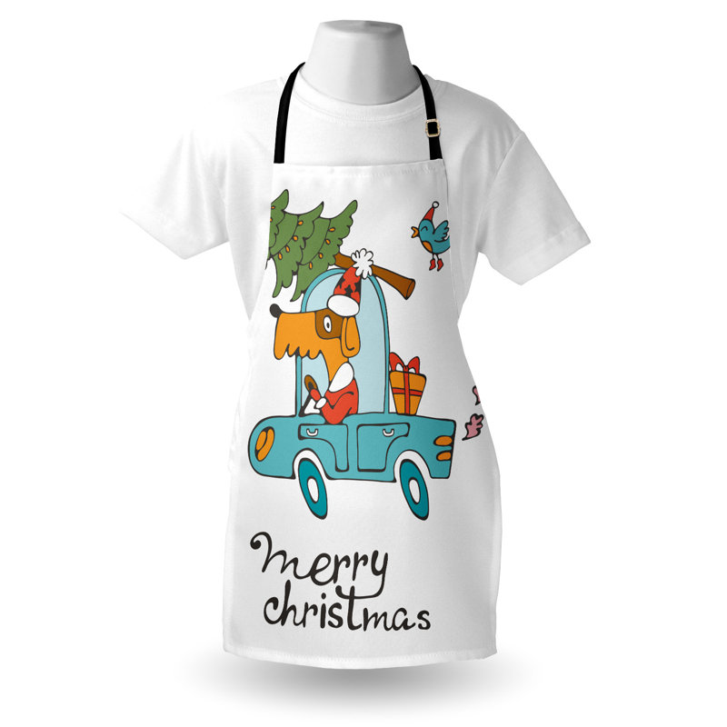No Pattern Bib Apron