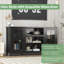 Unfinished Accent Cabinet with Fireplace Included-665544679