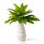 Vase en céramique blanc 28 po-1539869528