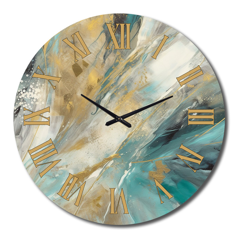 Horloge murale en métal Turend Serendipity, Grand