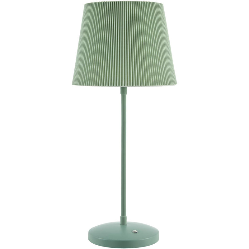 Lampe de table Wilcher, Vert, Vert