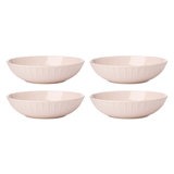 Lenox French Perle Scallop Blush Pasta Bowls, Set Of 4, Service For 4