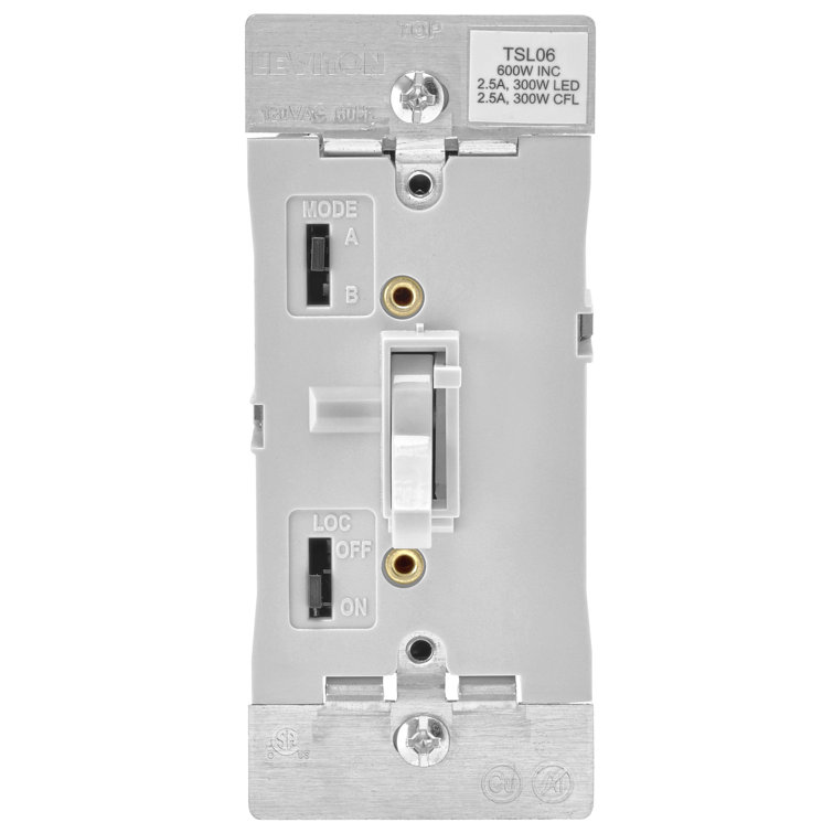 600-Watt Single Pole/3-Way Slide Dimmer