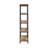 5-Shelf Bookcase In Antique Nutmeg And Black-1293410440-1293410443