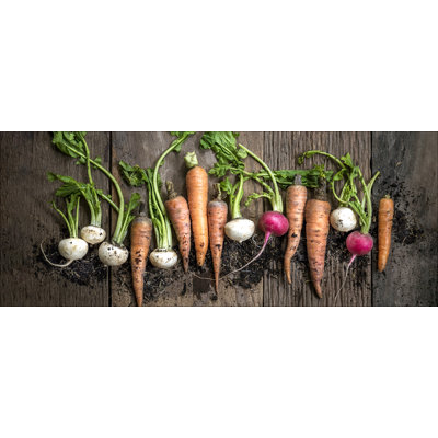 Vegetables III - No Frame Panoramic Print on Float Glass