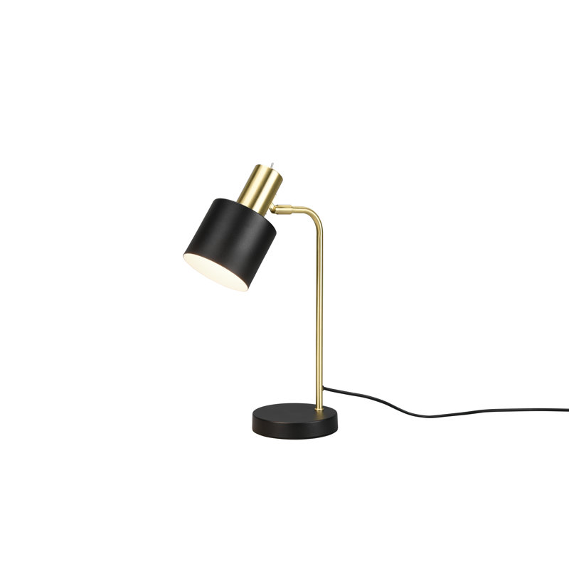 Kamaar 43.5Cm Desk Lamp, Black/Gold, Black