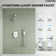 Dual-Function Shower Faucet Set, Pressure-Balanced Shower System with Handheld Spray