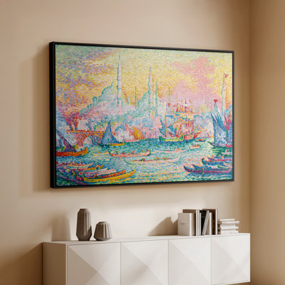 The Golden Horn, Constantinople, 1907 - Paul Signac, toile tendue avec châssis