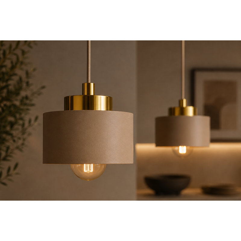 - Light Pendant, 50, Beige/Gold, 2