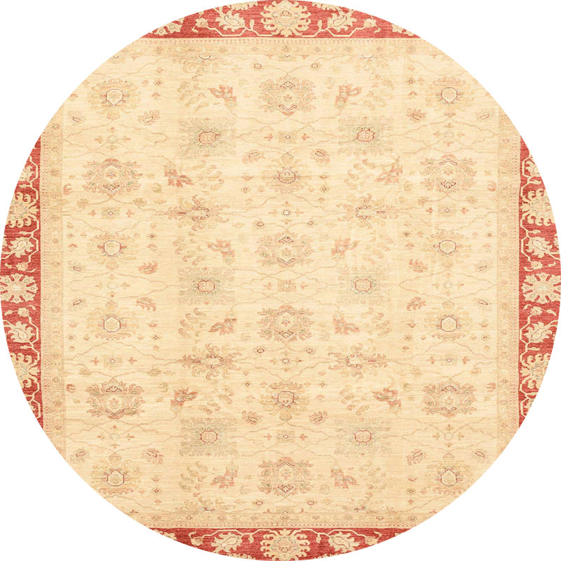 Tapis abstrait moderne 3751ABS3768, Rond 6 pi