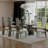 White Dining Chairs With Silver Legs-1935110974-1937893390