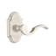 Cortina Wave/Drop Keyed (Entry) Door Lever with Arch Rosette-2094610463-2094610460