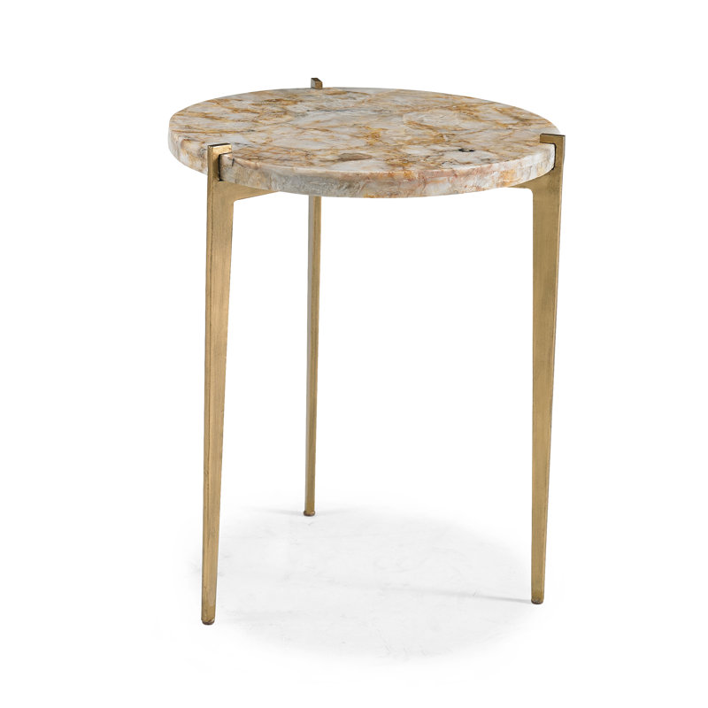 Olivia Marble Top End Table