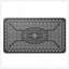 Ensemble de salle à manger 5 pièces en aluminium coulé résistant aux intempéries, comprenant 4 chaises pivotantes et une table rectangulaire avec cadre noir-1769389922