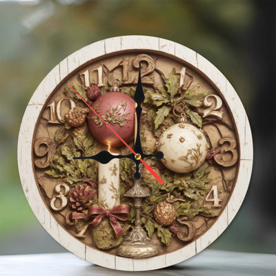 Christmas-clock-candles-ornaments