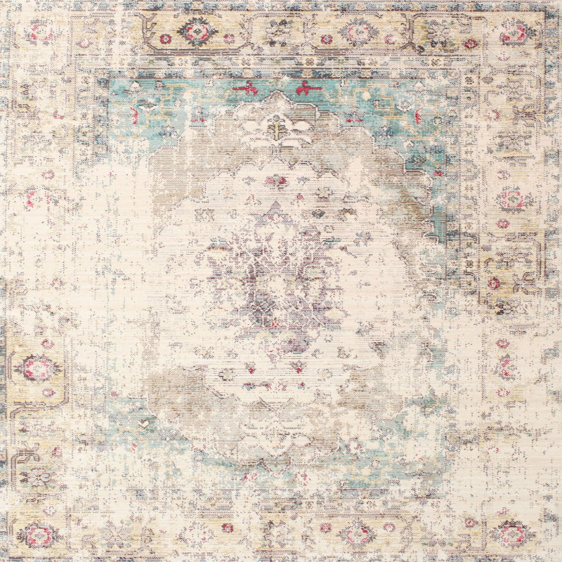 Atsabe Oriental Indoor Rug, Square 3'