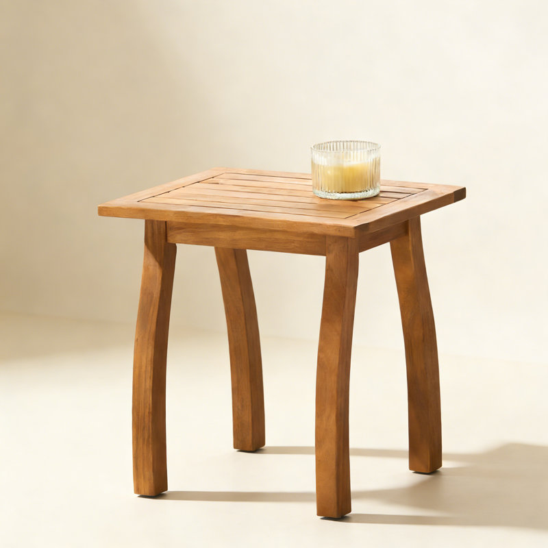 Table d'appoint en bois, Teck
