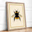 Bumblebee Study Botanical - Framed Print-870436922-870436924