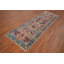 Tapis de couloir indien floral rose Oushak 2x8
