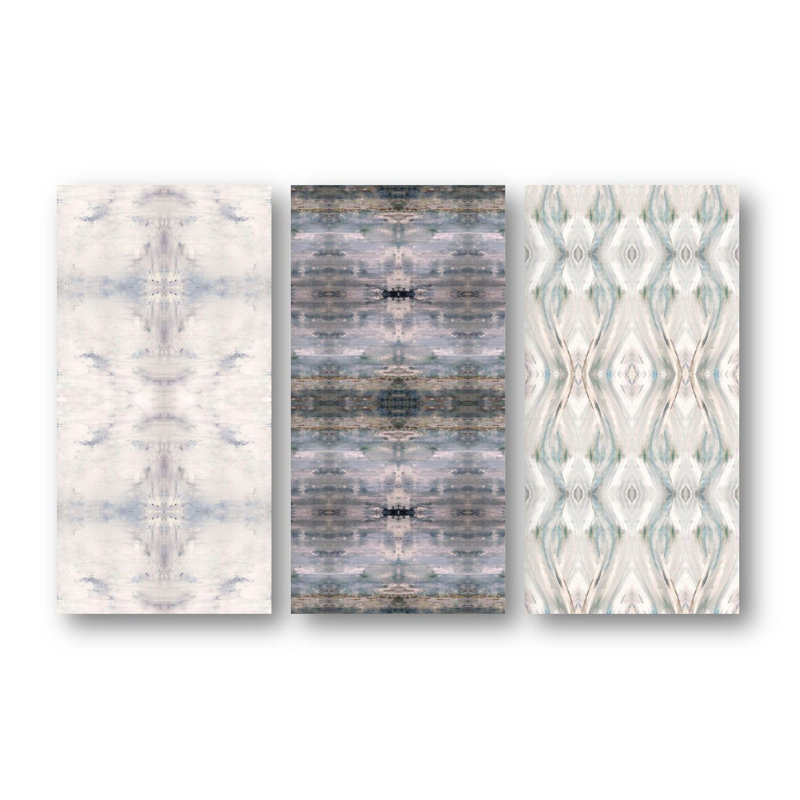 Geode Set I by John Beard - Artist Enhanced Canvas Print, 20" W x 40" H x 1.5" D, Unframed