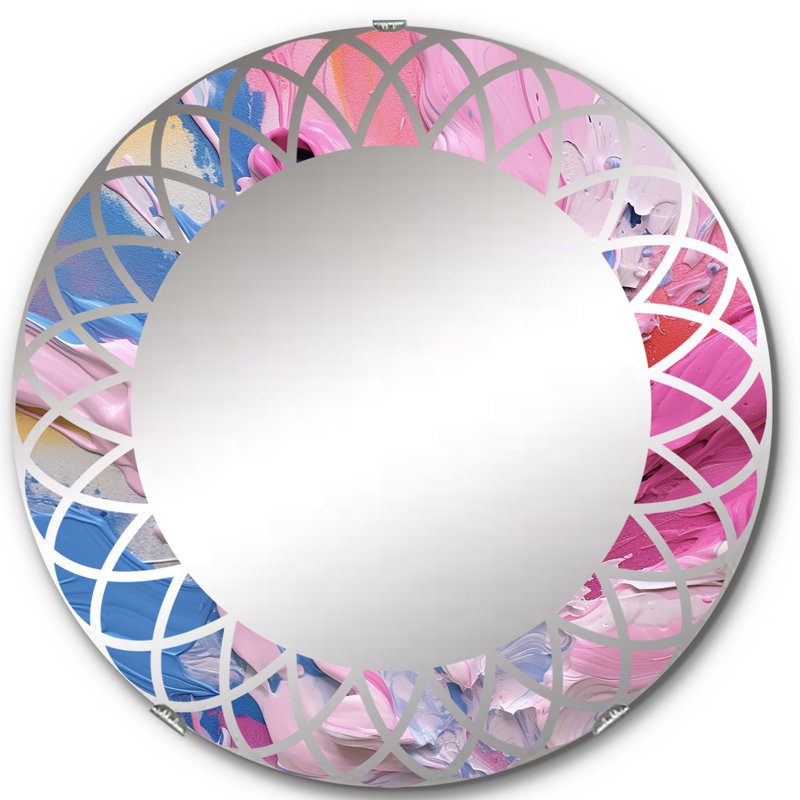 Miroir mural rond Todds, 24 po x 24 po