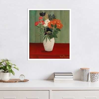 "Bouquet de fleurs" par Henri Rousseau