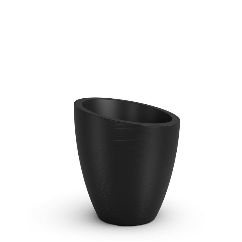 Jardinière en plastique Marazzi, Noir, H 34 po x l 30 po x P 30 po