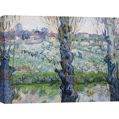 View of Arles by Vincent Van Gogh - 1 Piece Wrapped Canvas Wall Art