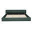 Structure de lit tapissier très grand avec tissu épais, cadre de lit rembourré confortable, tissu chenille, avec tête de lit et base de lit solide-831831199