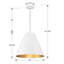 Alston 3 - Light Single Cone Pendant-1922008602