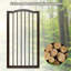 Coley Wood Free Standing Pet Gate With Door