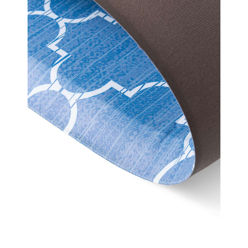 Tapis anti-fatigue Annetrude, Rectangle 2 pi x 3 pi, Bleu