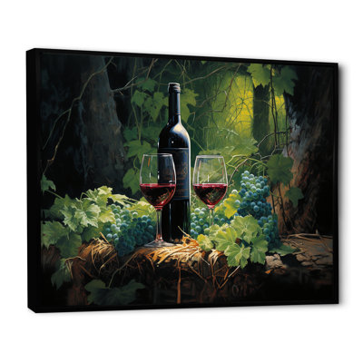 Cabernets calmes I - vin, impressions murales