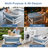 47" Portable Bathtub for Adults – Large Foldable Ice Bath Tub for Cold Plunge & Hot Spa, Freestanding Soaking Tub for Indoor/Outdoor, Athlete Recovery & Family Use