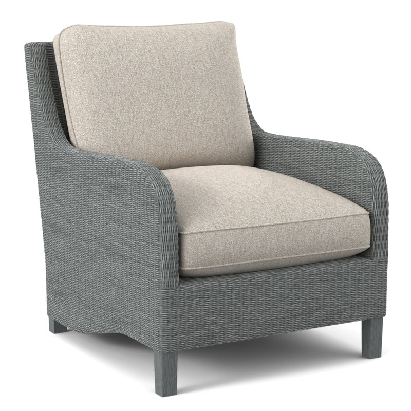 Fauteuil large 29 po Gibraltar, Performance Crypton des neiges; 0884-91, Graine de lin