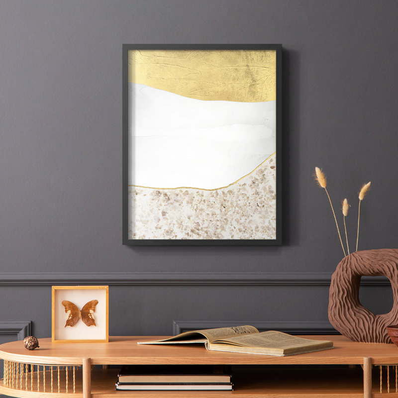 «Whitestone II», reproduction encadrée - bois massif, Noir, H 20 po x l 16 po