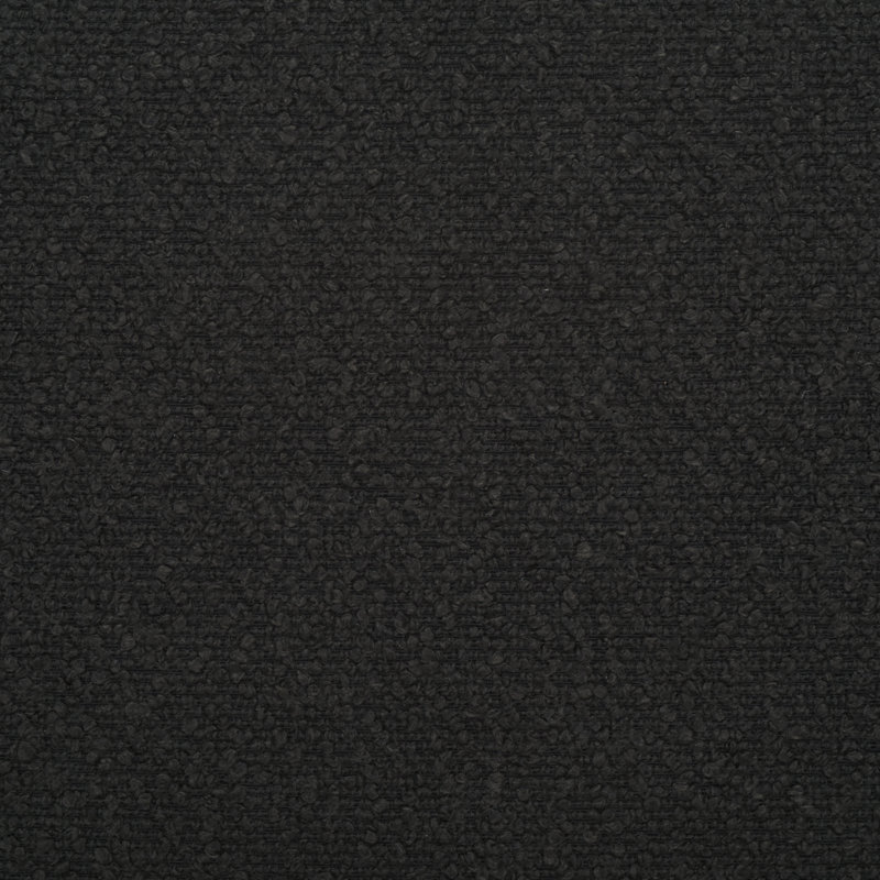 Janeen Boucle And Metal Bench, Black, Silver