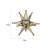 Jeremias 7'' H Brass