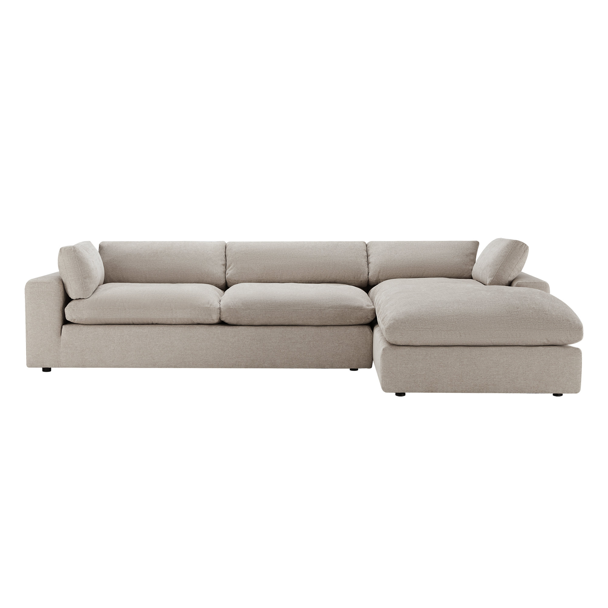 Asher 2 - Piece Upholstered Chaise L-Sectional & Reviews