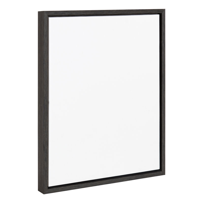 Toile vierge encadrée pour l'art de bricolage, Gris, H 20 po x l 16 po