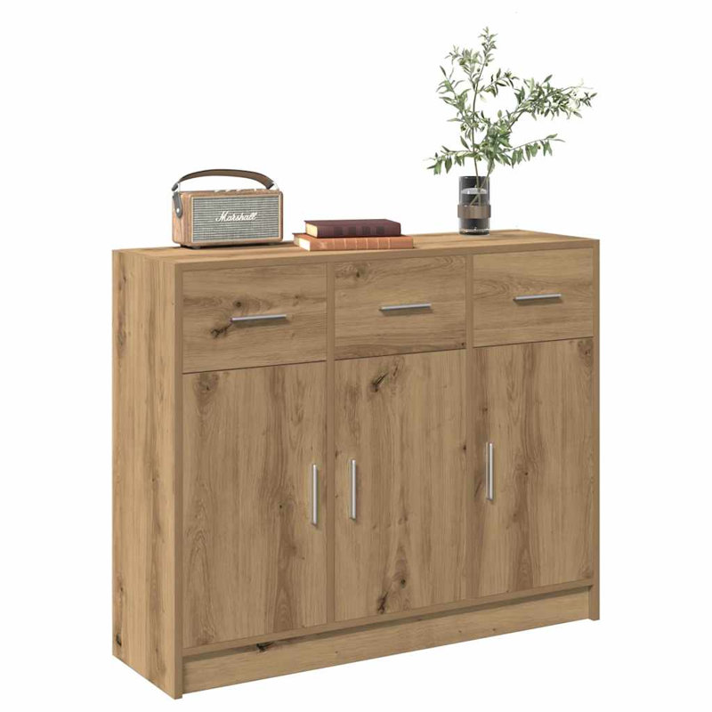 Malikhi 3 - Door Rectangle Accent Cabinet, Artisan Oak