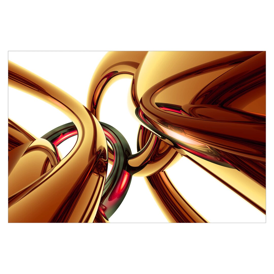 Strukturierte Fototapete Stunning Gold Style 2,25 m x 336 cm