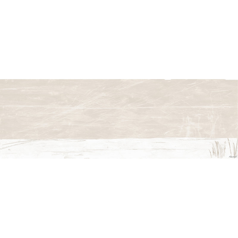 Desert Road - peinture sur toile tendue, H 15 po x l 45 po x P 1,5 po